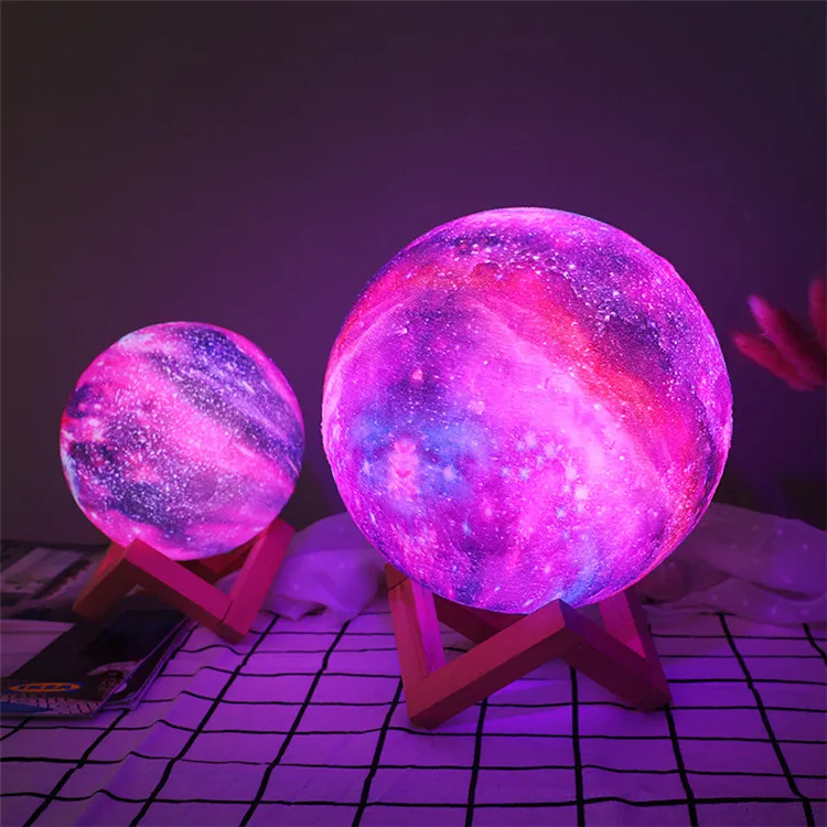 Hot Sell New Arrival 3D Cool Moon Warm Night Light Lamp Humidifier in Bedroom Study Room Decoration Baby Love