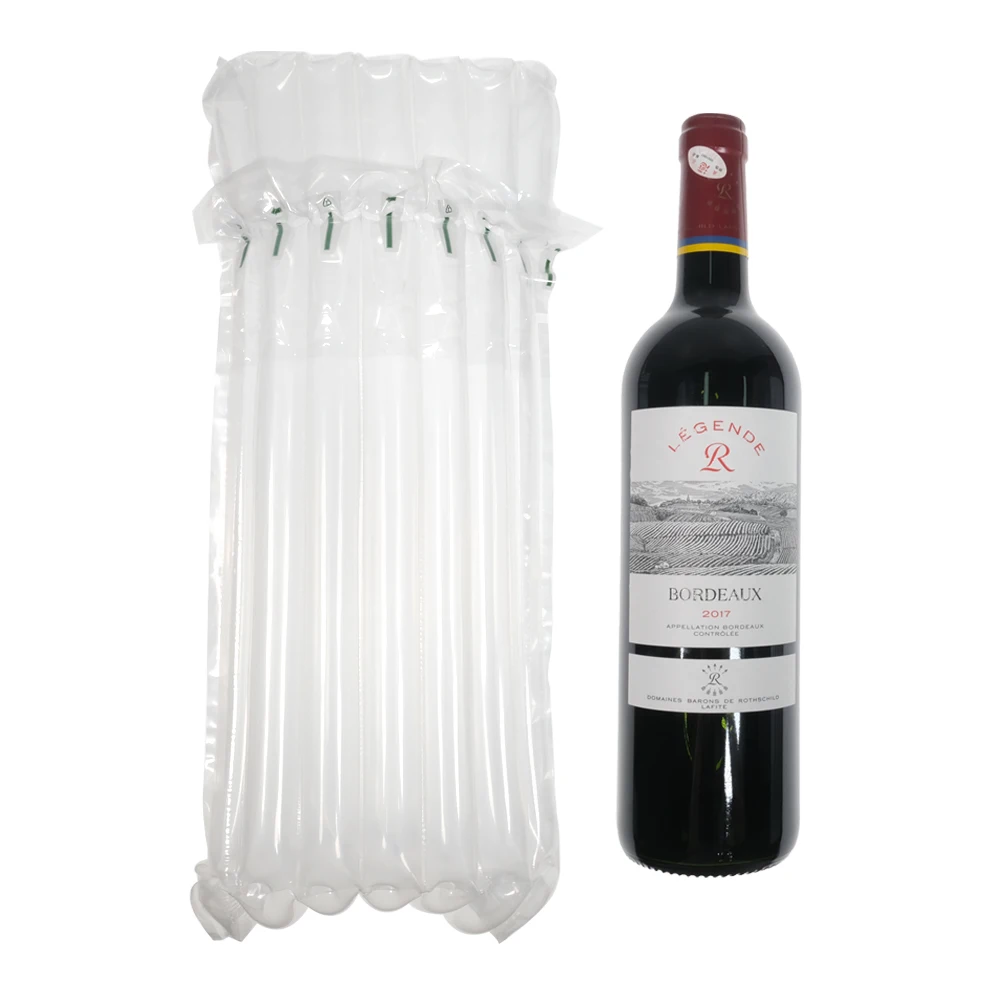 Inflatable Air Package For Wine Glass Bottle Air Cushion Bag Protective Package Inflatable Wrap Red Wine Packaging