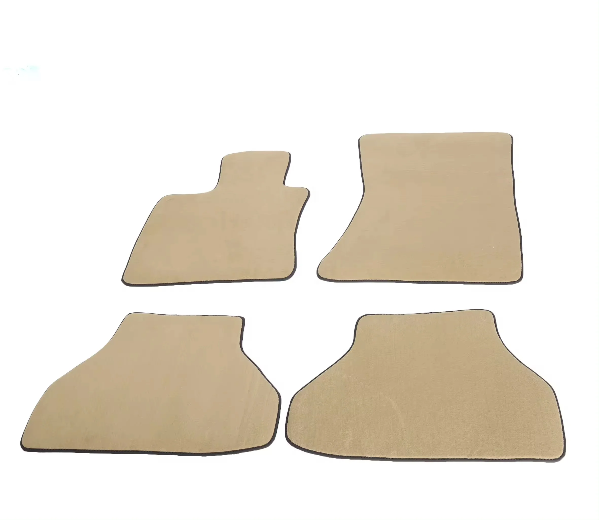 Eco-Friendly PVC/TPR Waterproof Universal Car Mats Customized Pattern Polyester Floor Carpet Mat Set Modern Style
