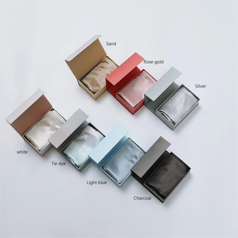 100% Pure Mulberry Silk Bed Pillow Cases with Hidden Zipper for Hair and Skin