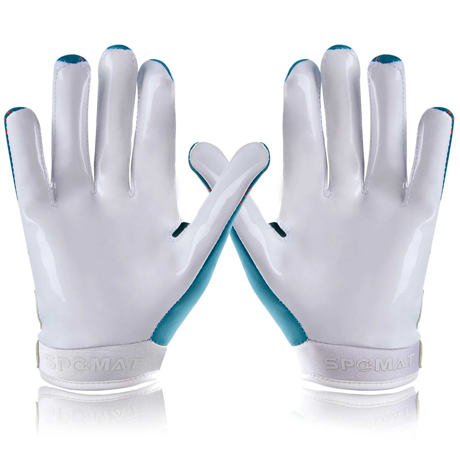 Soft Custom Soccer Receiver Gloves Non-slip silicone palm fitness Football Glove customize football gloves