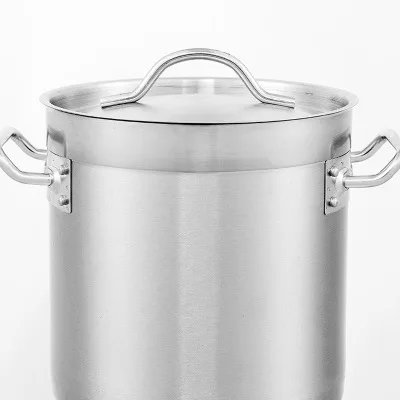 restaurant big commercial buckets induction kitchen stainless steel pots