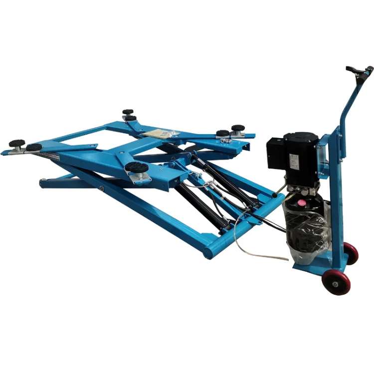 high quality car lifting equipment portable mini mid rise car scissor lift for 4S stores