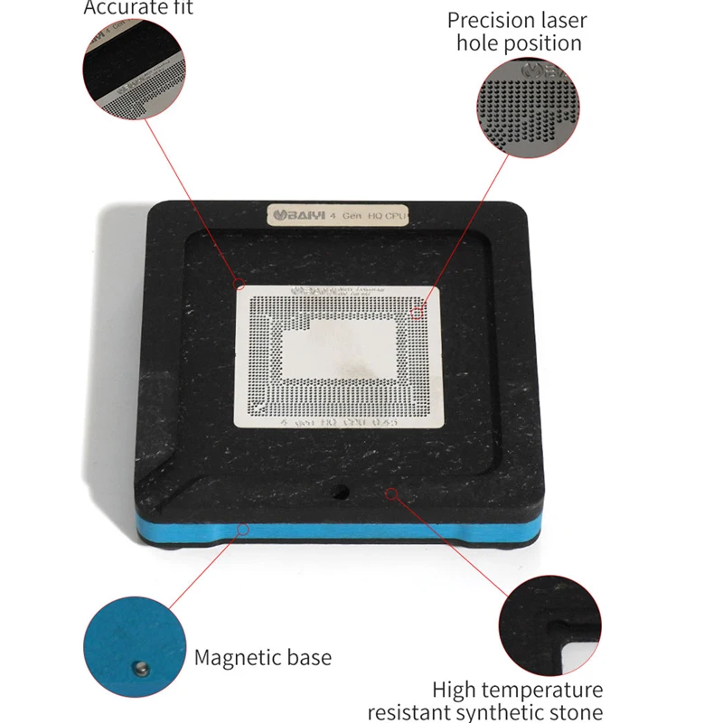 -201B BGA Balls Reballing Kit Tin Planting Platform for PUM SMC  T1 T2 RAM NAND WIFI Power Chips