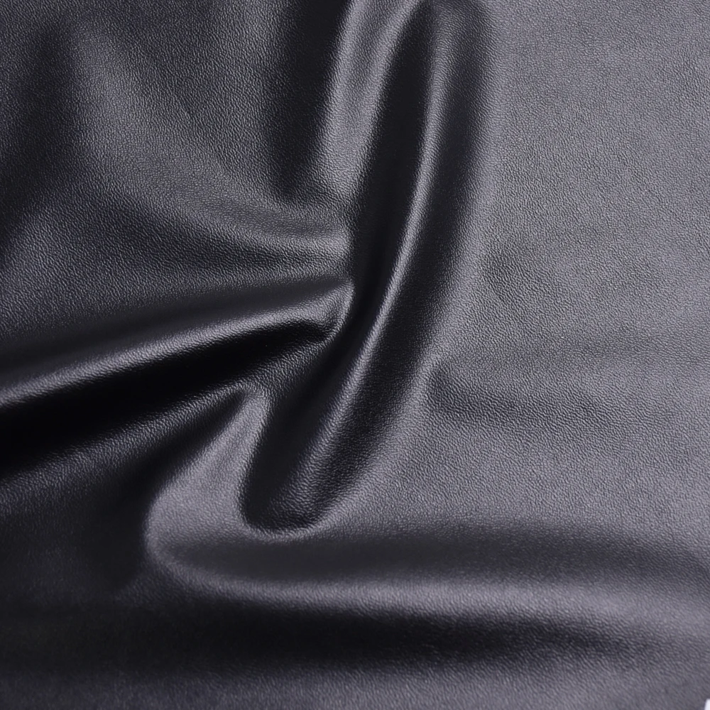 wholesale faux leather fabric factory soft skin-feeling material suitable for garment leather fabric Pongee down jacket fabric