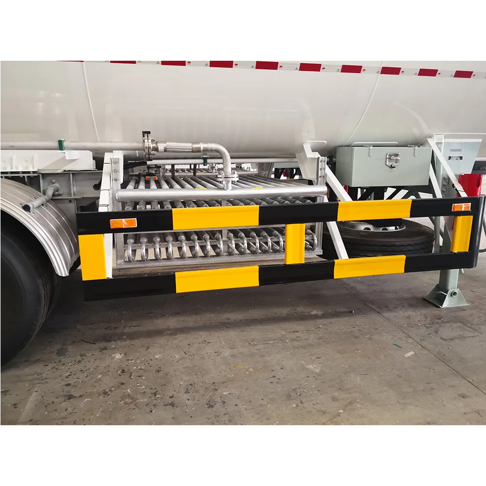 
Pure white 3-axle 40 ton cryogenic tank semi trailer (LAR/LIN/LOX/LCO2) 