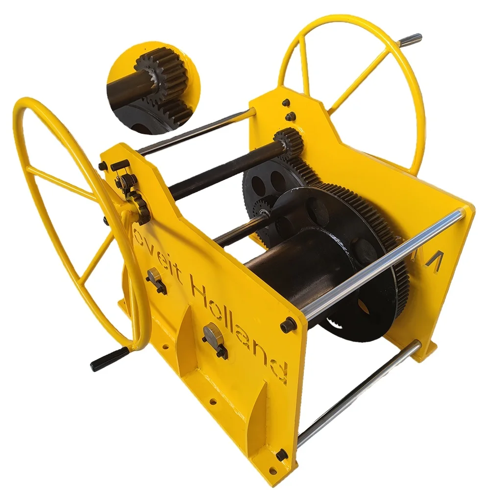 Heavy duty manual winches can be used to tow ships ashore Large manual winches 5T 10T Traction tightening manual winches