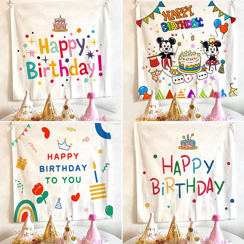 Personalized Colorful Pattern 100% Polyester Digital Printed Background Tapestry Woven Wall Hanging Tapestry