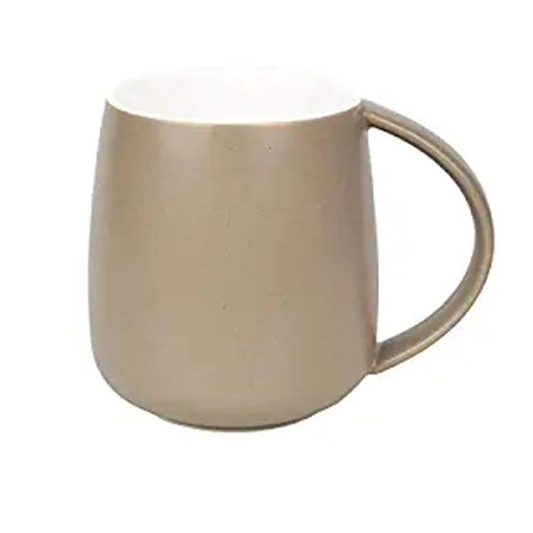 black glazed porcelain soup milk cup ceramic diner mug