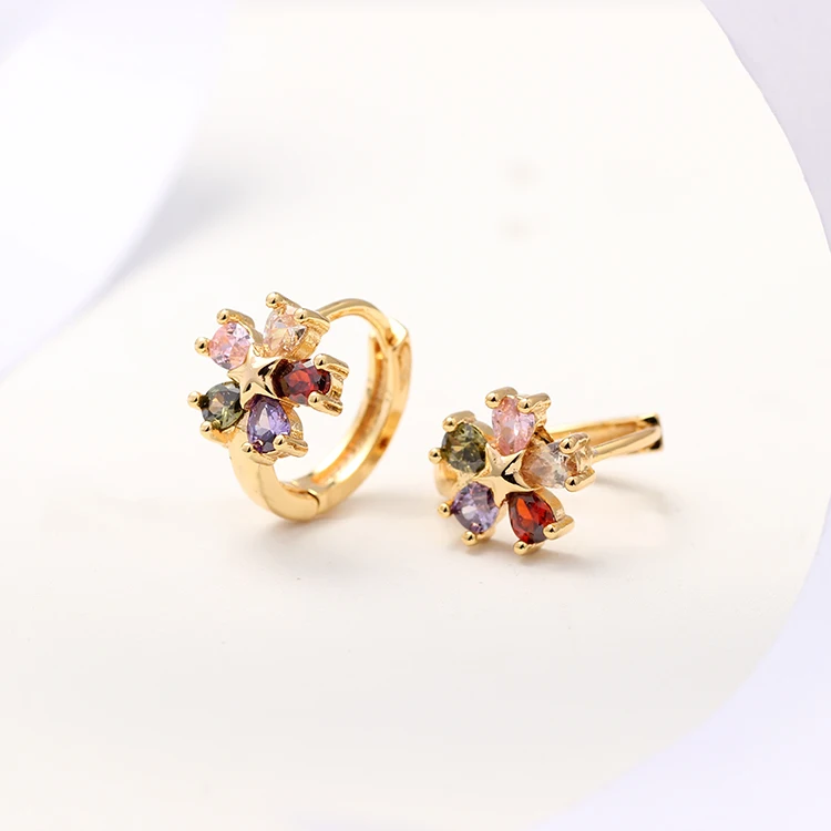 
wholesale custom dangle kid 18k hoop earring unique 