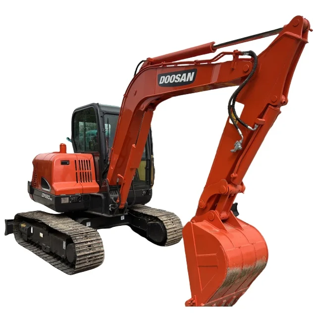 China professional manufacture Small 6 Ton Doosan Dx60 Hydraulic Excavator Made In Used Crawler Excavators For Sale