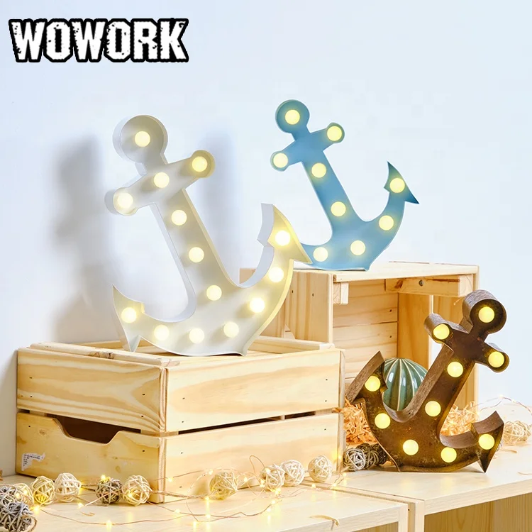 Wowork 3V по заказу покупателя ручная работа металлический каркас Тыква декор настенные светильники для Хэллоуина