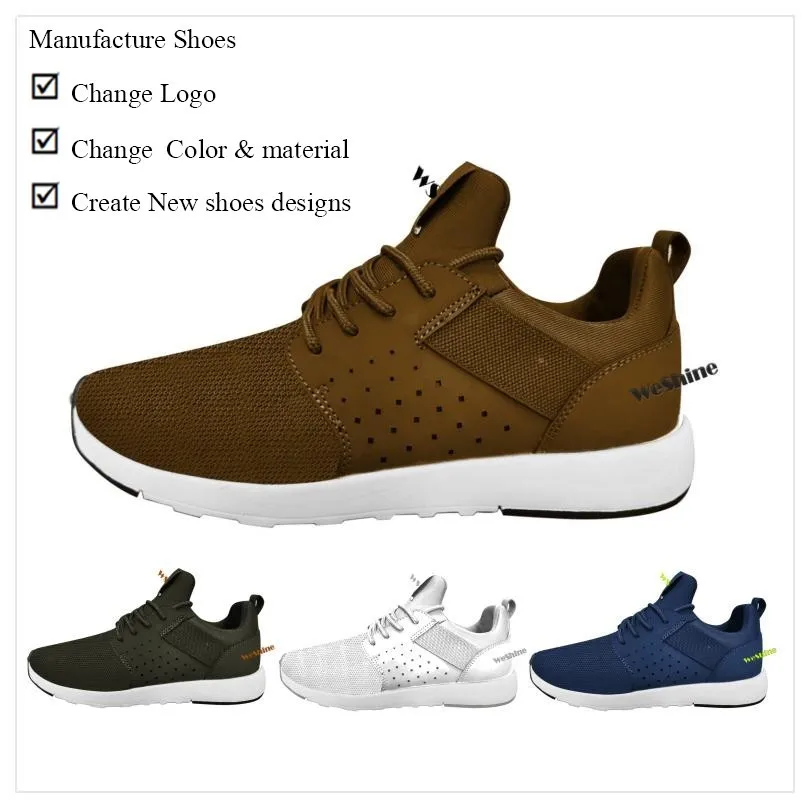 Custom wholesale light breathable casual sneakers shoes air cushion sole mesh instep design running sports shoe for men 2024