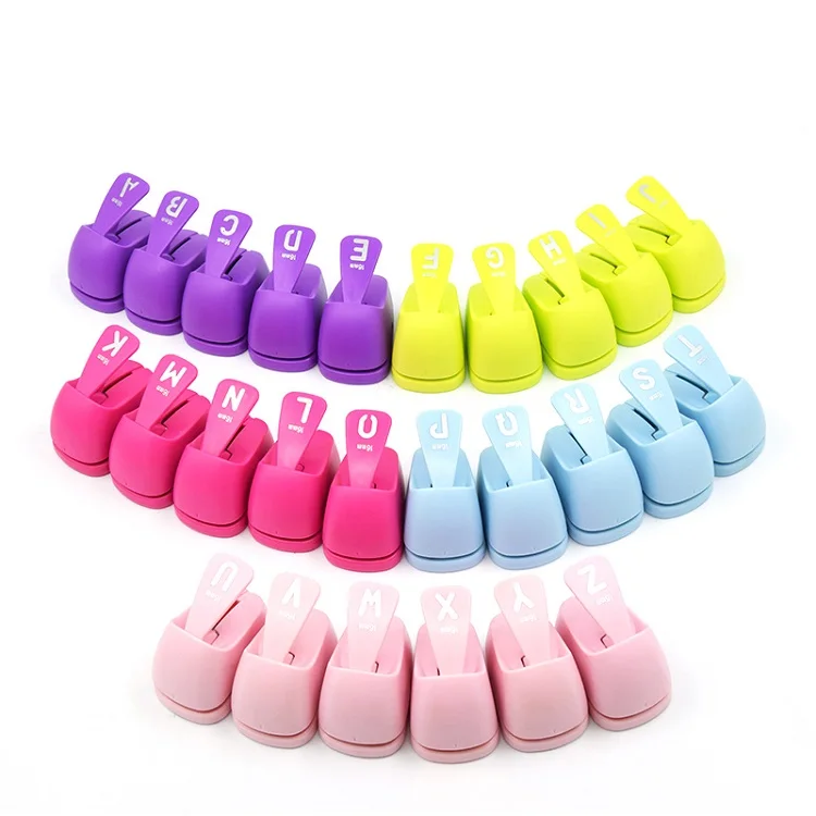 Hot Sale Custom Design Lever Shape Punch Kids DIY Hole Paper Craft Punch