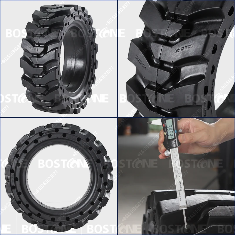 12x16.5 solid tires 12 16.5 Skid Steer Tire