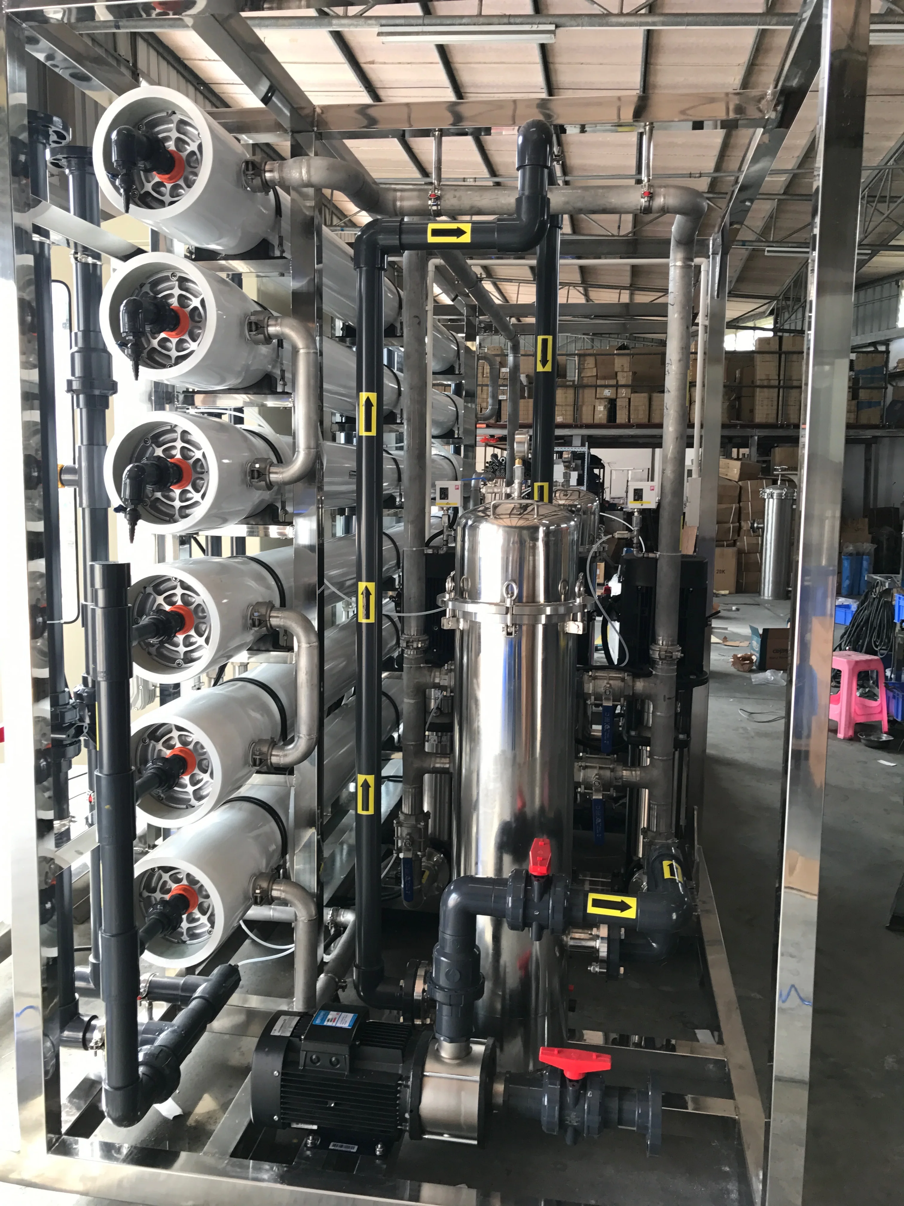 8000lph pure water ro treatment system filtration equipment factory use reverse osmosis