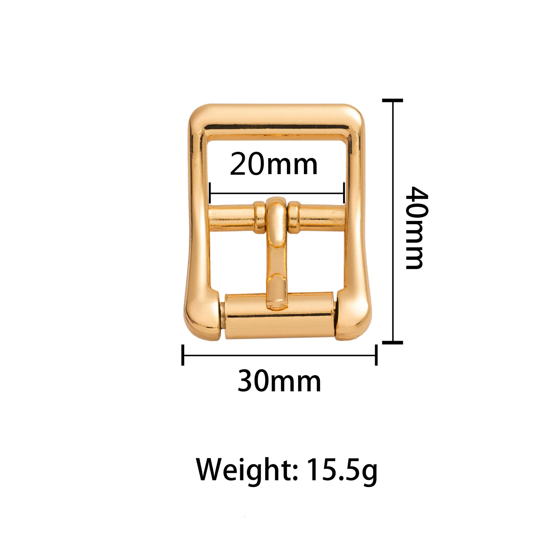 Wholesale Adjustable Pin buckle Decorative Durable Belt buckle for Garment Handbag Webbing