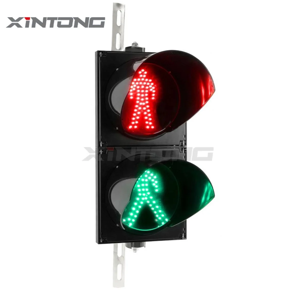  XINTONG 200 мм 300 Красный Зеленый Динамический светодиодный пешеходный ПК светофор в