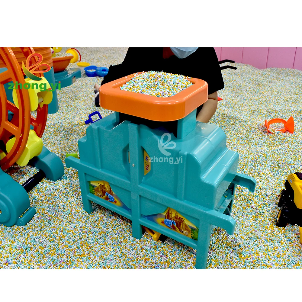 Zhongyi Amusement Patent Large Sand Pool Toys Kids Sand Pit Outdoor Beach Sand Toys for Indoor Playground