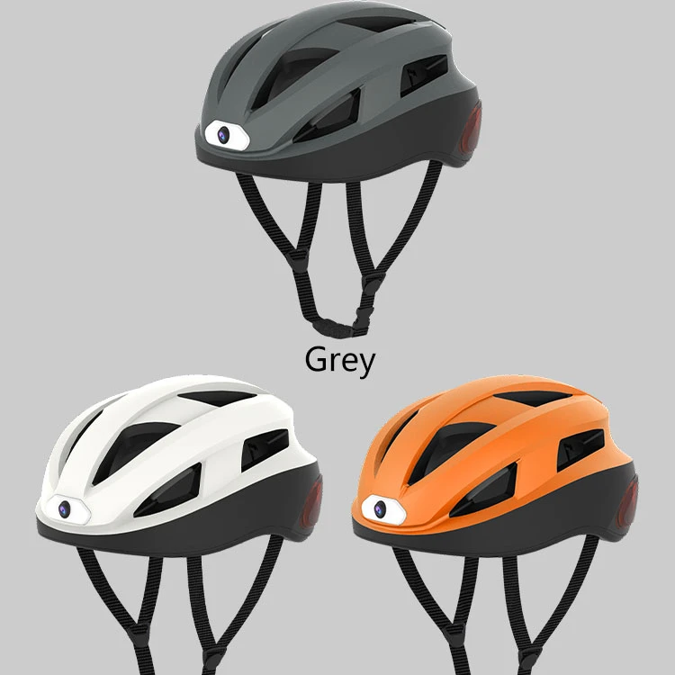 AI Led Warning Flash Riding Helmet for Motorcycle Camera Safety Helmet with WIFI Wheelchairs Helmet