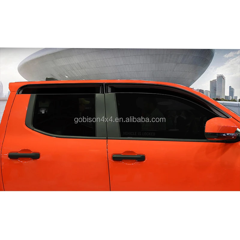 Gobison Other Exterior Parts WINDOW DEFLECTOR SUN VISOR RAIN GUARD For Toyota Tacoma 2024 External Accessories
