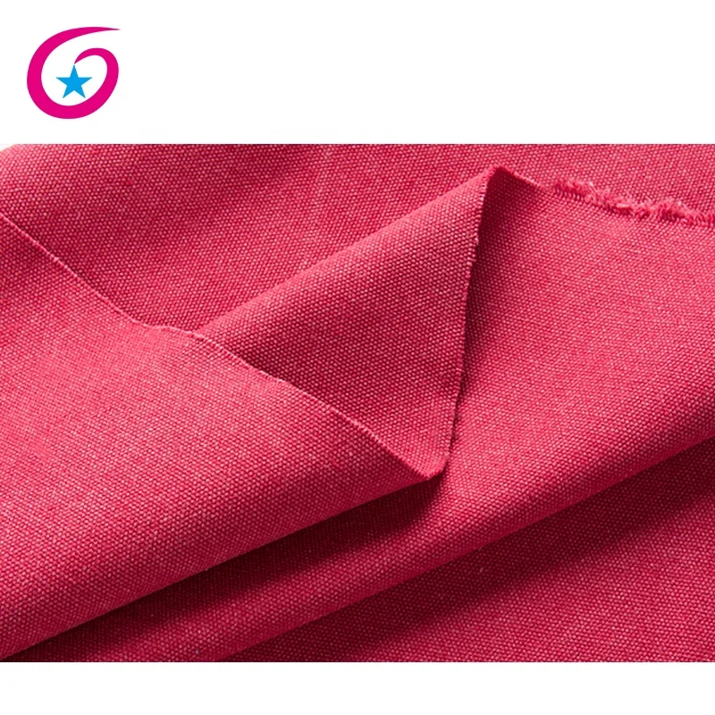 16oz Cotton Polyester Blend Pigment Dyed Recycled Canvas Fabric For Backpack