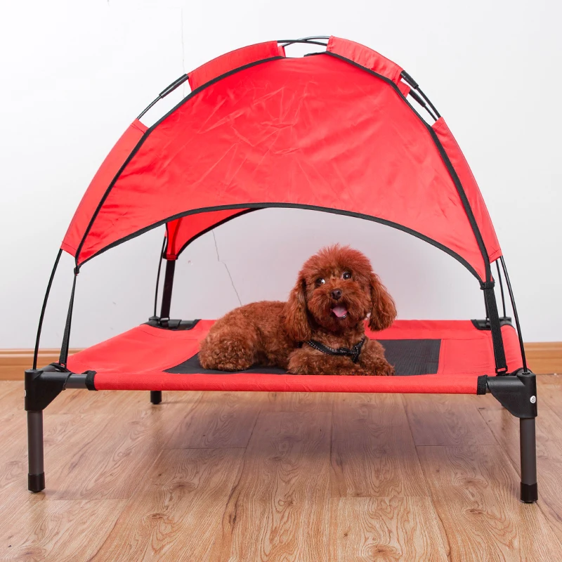 Hot sell Lightweight Pop Up Pet & Dog House ,Outdoor Dog Cot with Waterproof with Removable Canopy Shade Tent