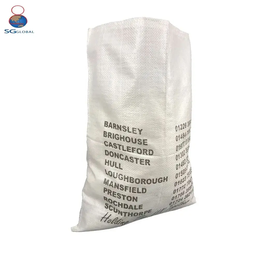Pp 50kg Grain Big Bags Recycling Pp Bag product golden supplier pp woven bag with zipper