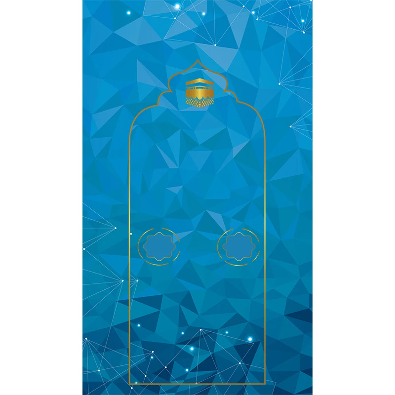 Non-woven Multifunctional Islamic PrayerMat Sajadah Gift Muslim children prayer Mat Smart Interactive Electronic kids Prayer Mat