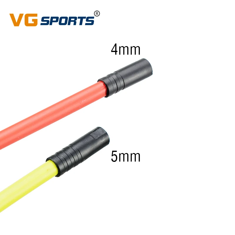 VG Sports MTB Mountain Road Bike 5mm Brake Cable Caps 4mm Deralleur Cable End Cap 100pc/bag