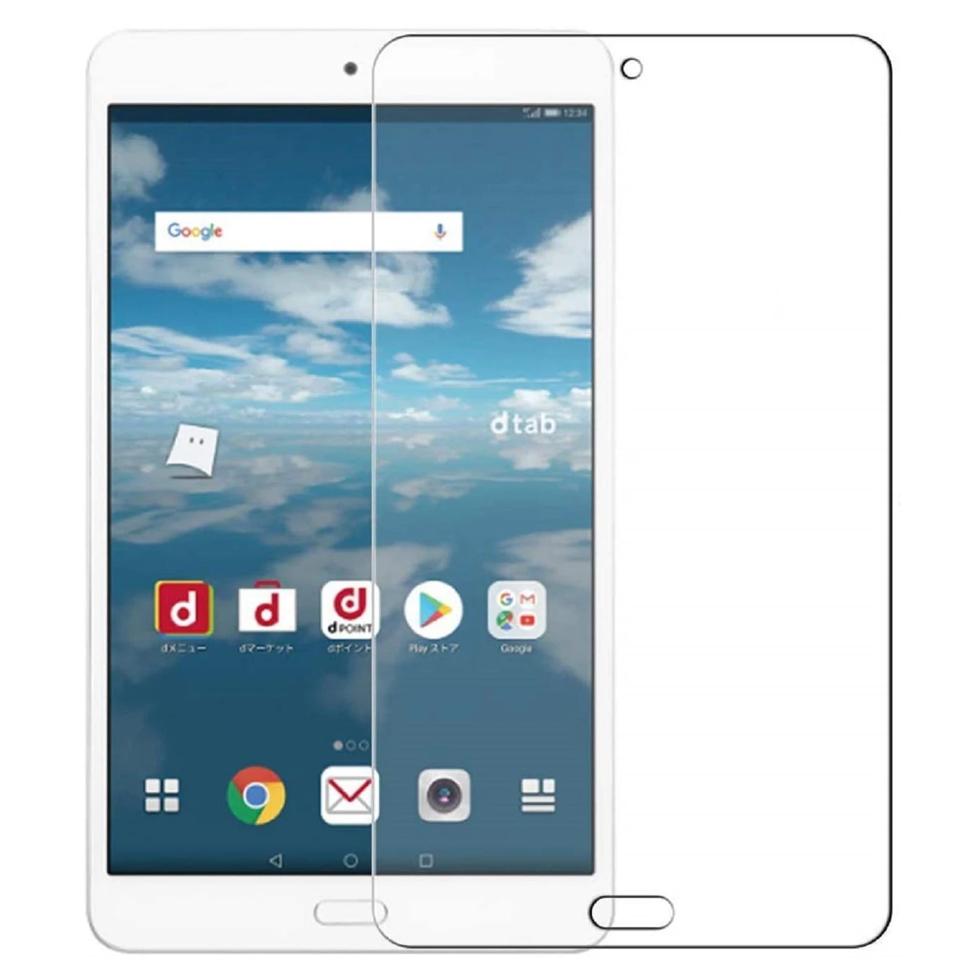 Dtab d-01K Glass film Anti Blue light blocking anti UV Ray Tablet Tempered glass screen protector for Huawei MediaPad M3 Lite 10