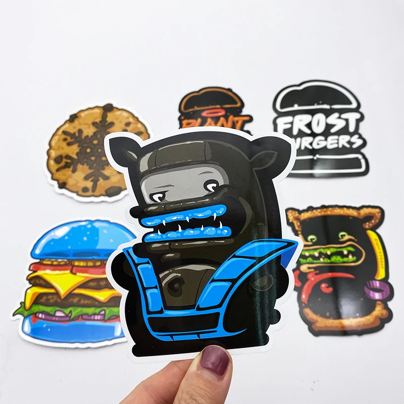 Direct Manufacture Stickers Labels Roll Custom Brand Individually Packaged Printed Waterproof Diecut Biodegradable Stickers