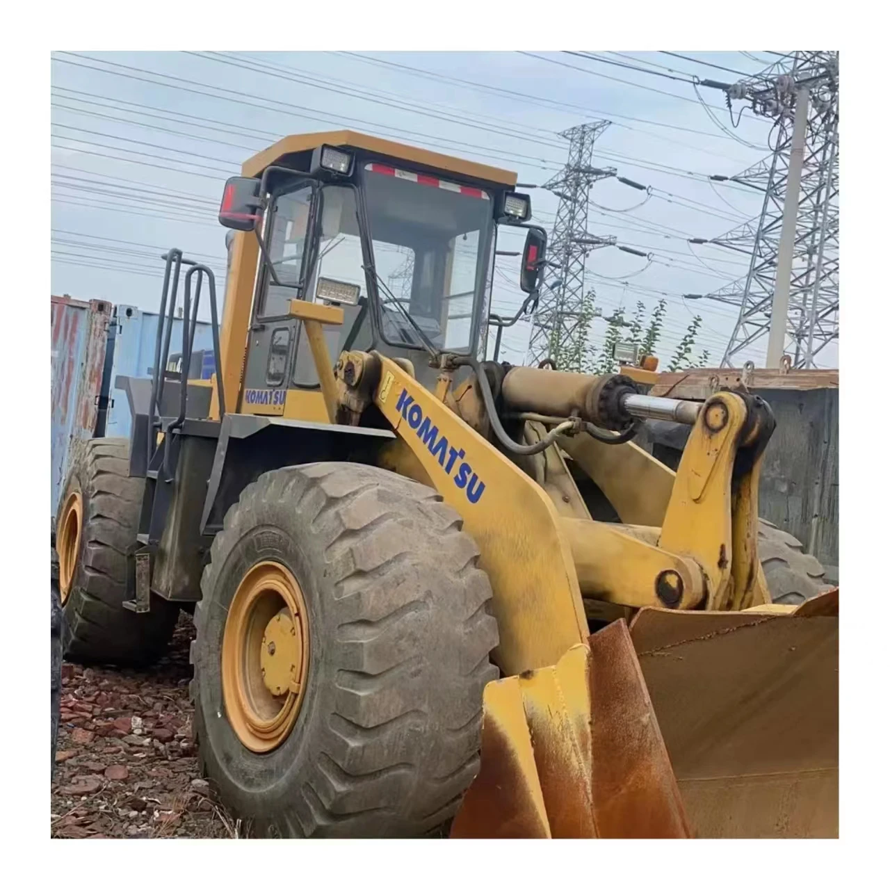 Известный бренд Komatsu wa 470-3 подержанный погрузчик в хорошем состоянии