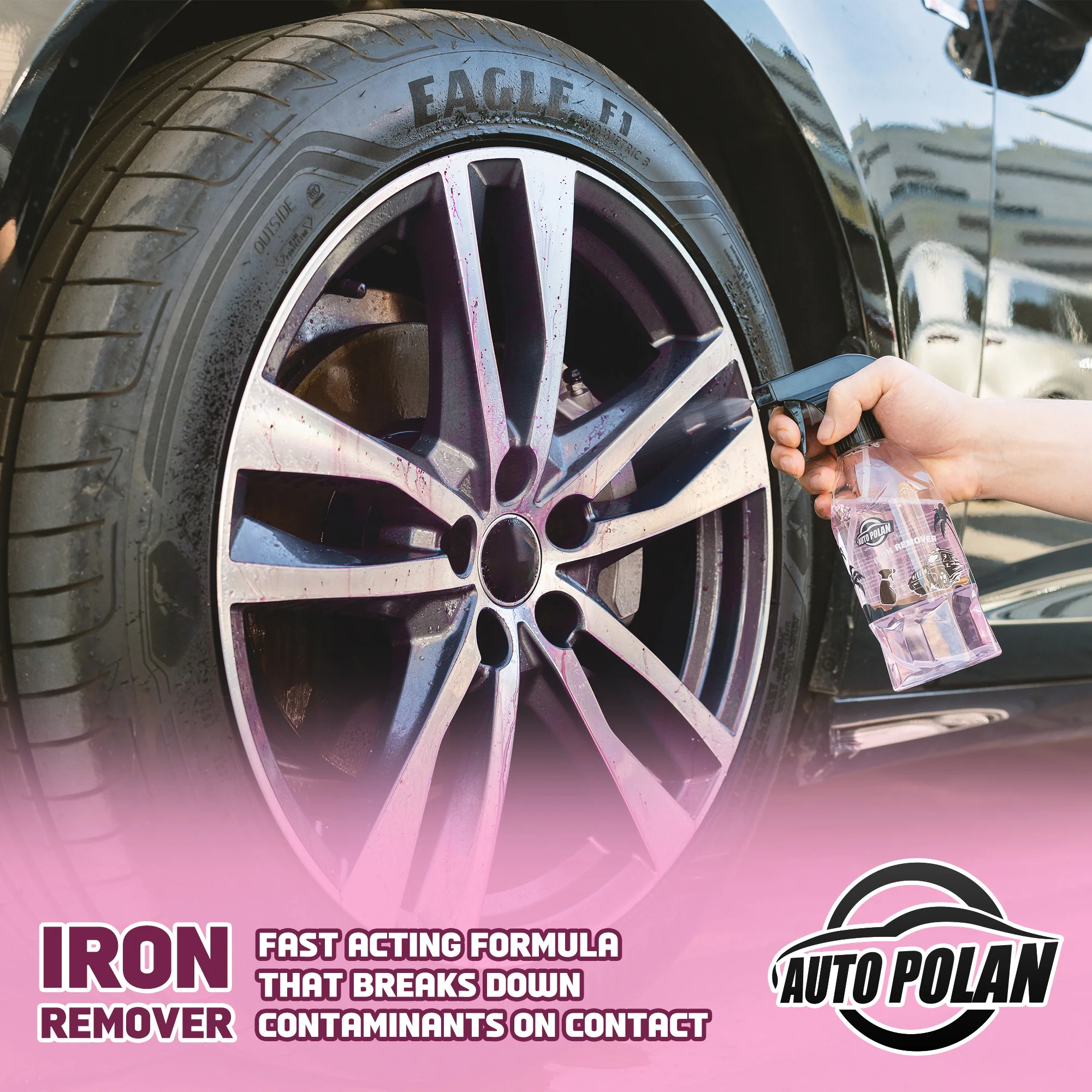 High Efficiency Strong Cleaning iron Cleaner Rust Removal Spray chemical car liquid