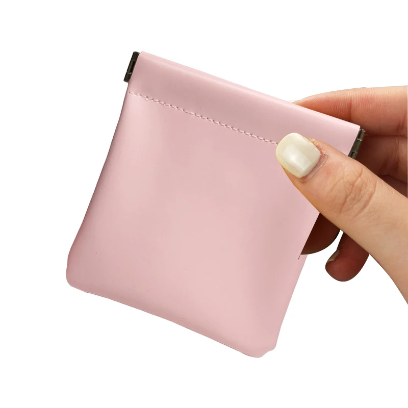 Durable PU Leather  Bag Airpod Case Diamond Lipstick Bags Coin Pouch Mini
