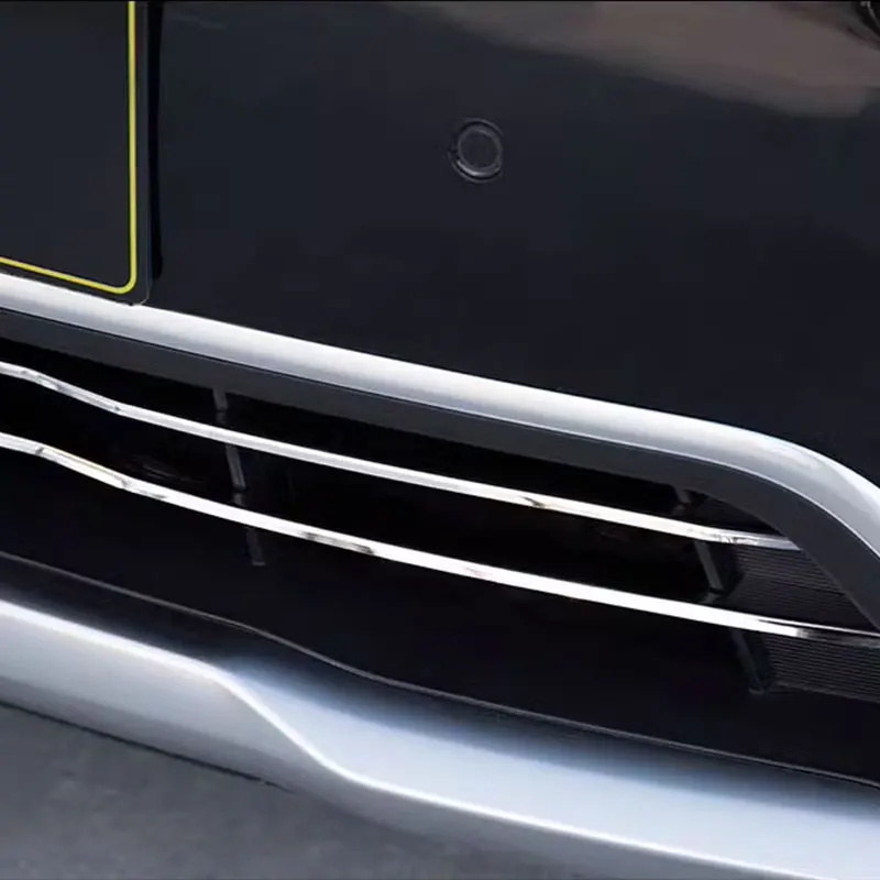 Automotive ABS Carbon Fiber Stainless Steel Chrome Exterior Accessory OEM for 2021 Kia Carnival Lower Center Mesh Trim