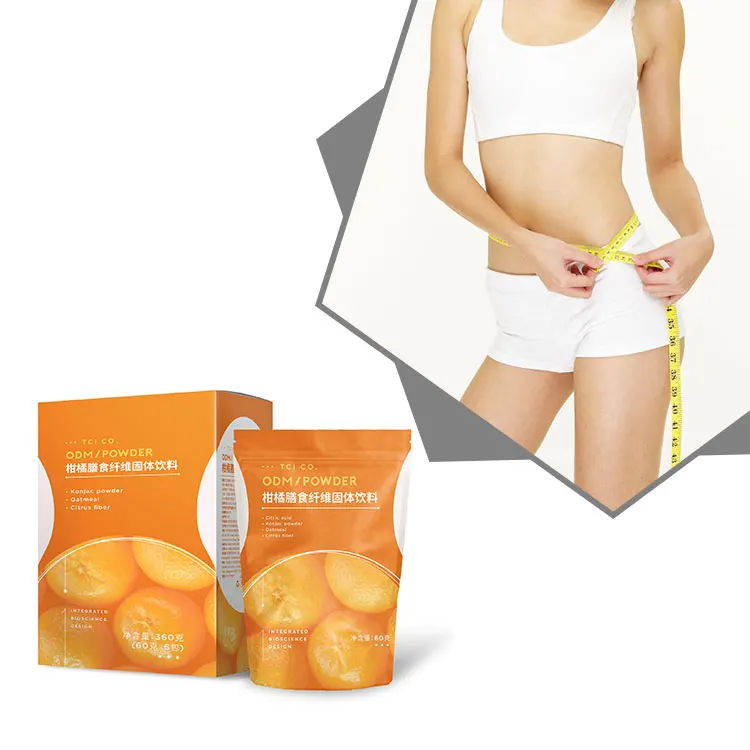 Wholesale 60g Convenient High Fiber Meal Replacement Fat Burner Meta Up Citrus Smoothie