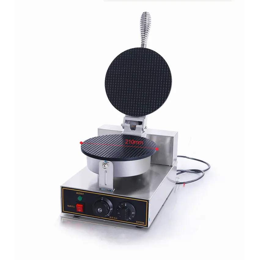 Stainless Steel Bubble Waffle Cone Maker Commercial Ice Cream Cone Machine