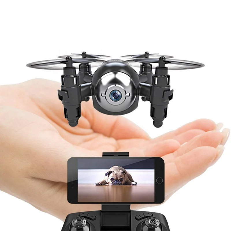 
2021 Hot Sale Wifi Video Real-time Transmission FPV Drone Micro Parrot Drone Quadcopter Camera 