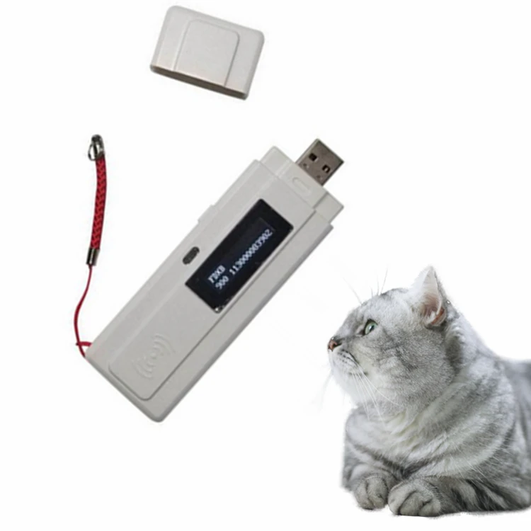 Оптовая продажа карманный Считыватель RFID маленького размера сканер микрочипа животных для идентификации и отслеживания