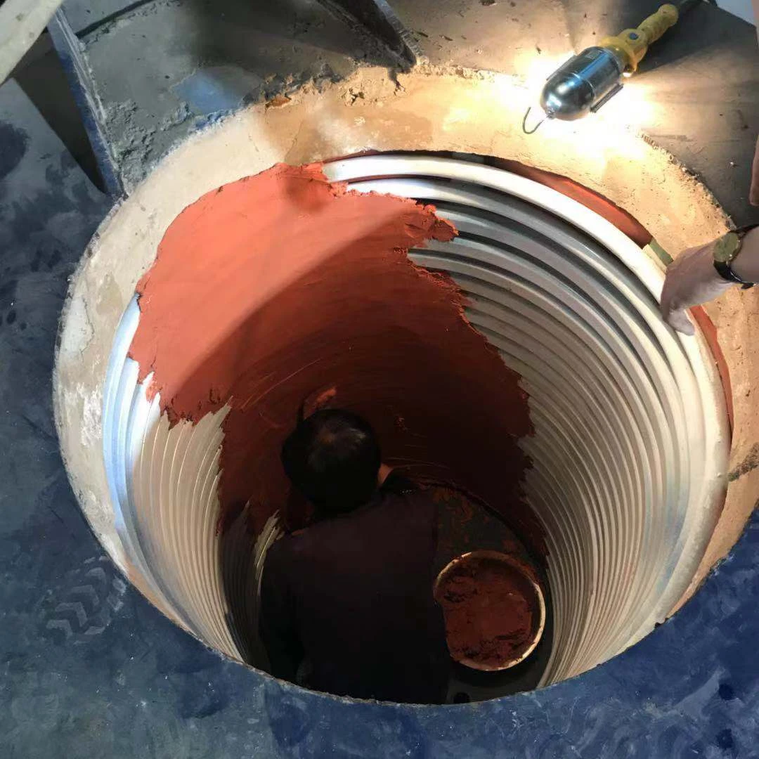 
COIL-CRETE 590 Refractory castable cement coil grout material for coreless induction furnace 