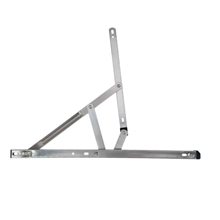 Heavy-Duty UPVC Window Casement Hinge 4-Bar Stainless Steel Friction Stay with round Square Groove Available in Aluminium Brass
