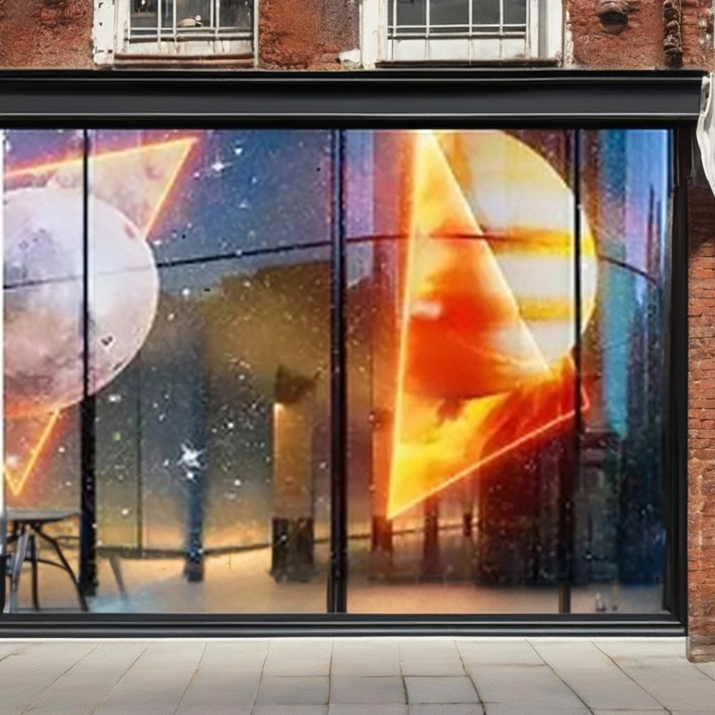 P8 Seamless Integration 3840HZ Refresh Rate Transparent Film Screen for Building Facades