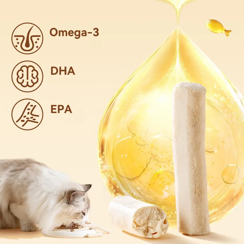 High Protein Pet Snack Dog Cat Treat Chew Stick Goat Milk Chicken Freeze-Dried Teeth Cleaning Sticks Organic Dry Cat Dog Food