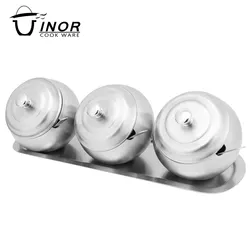 buffet service cooking tools small indian seasoning spice box with lid