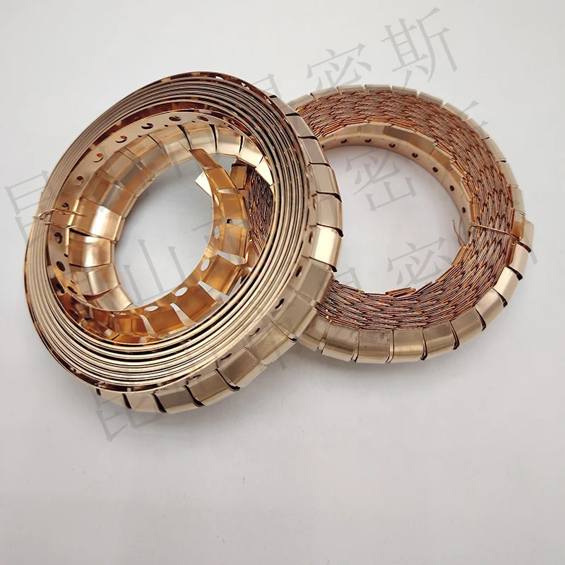 Stamping Metal High Conductivity EMI Finger Strips For Shielded Faraday Cage Doors