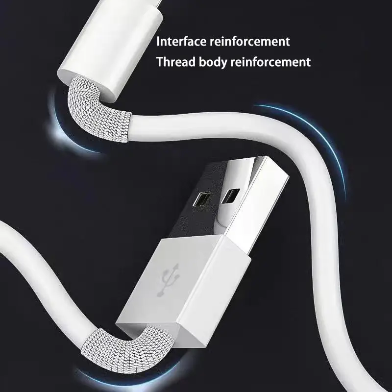 Usb Charger 1m 3m Cable For Iphone X/11/12 Fast Charging Cable For lightning Iphone 6/7/8 2.4A Charging Cable For Iphone Charger