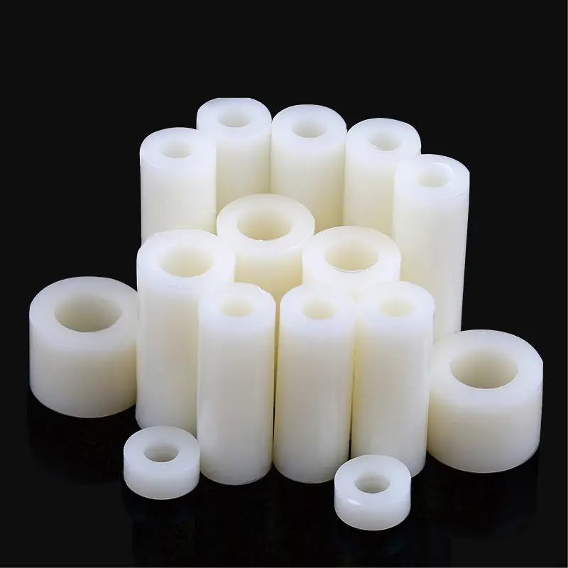 OEM M3 round Nylon Spacer Black and White ABS Plastic Standoff Spacers for PCB Fasteners