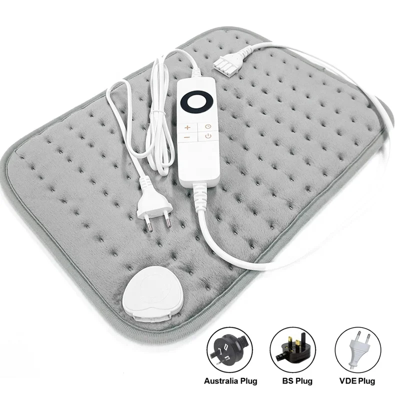 220v medical products 30*40cm period heater pad reusable heating pad with 6 heat settings