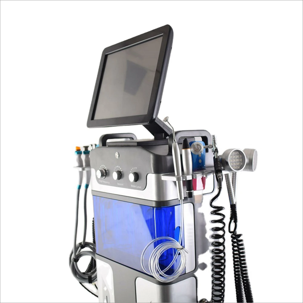 Профессиональный ультразвуковой инъекционный увлажняющий спрей для спа, светодиодная фотонная терапия, гидравлический уход за кожей, омоложение лица